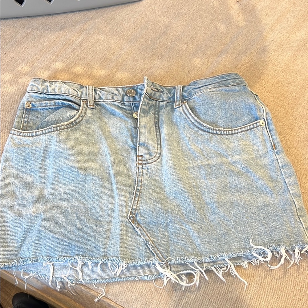 Denim Mini Skirt